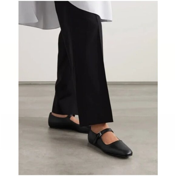 The Row Ava Leather Mary Jane Flats Sz 36 - Picture 13 of 13